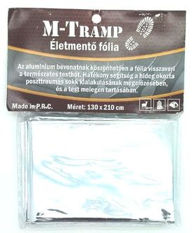 M-Tramp foil, κουβέρτα έκτακτης ανάγκης