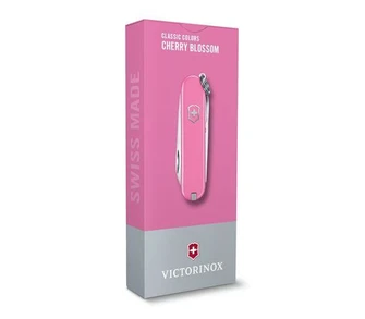 Victorinox Classic SD Colors Cherry Blossom, μαχαίρι πολλαπλών λειτουργιών, ροζ, 7 λειτουργίες