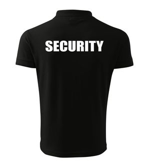 DRAGOWA πουκάμισο πόλο SECURITY, μαύρο