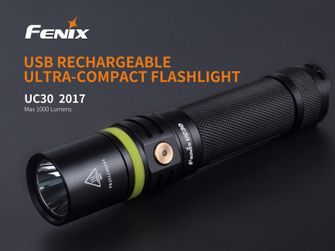 Επαναφορτιζόμενος φακός LED Fenix UC30 XP-L, 1000 lumen