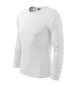 Malfini Fit-T μακρυμάνικο μπλουζάκι, λευκό, 160g/m2