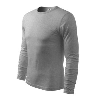 Malfini Fit-T μακρυμάνικο T-shirt, γκρι, 160g/m2