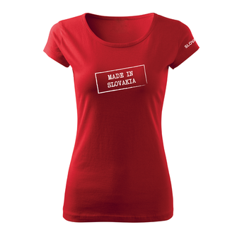 DRAGOWA γυναικείο μπλουζάκι από τη Σλοβακία, κόκκινο 150g/m2
