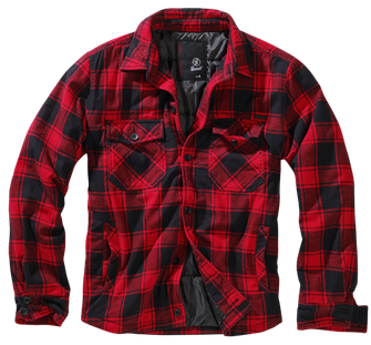Brandit Lumberjacket μπουφάν, κόκκινο και μαύρο