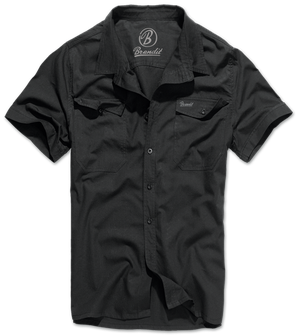 Brandit Roadstar κοντομάνικο πουκάμισο, μαύρο