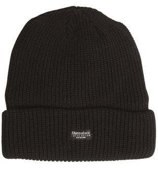 Mil-tec Thinsulate™ μονωμένο πλεκτό καπέλο, μαύρο