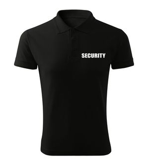 DRAGOWA πουκάμισο πόλο SECURITY, μαύρο