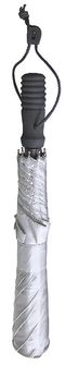 EuroSchirm teleScope handsfree UV Τηλεσκοπική ομπρέλα πεζοπορίας με εξάρτημα σακιδίου πλάτης, ασημί