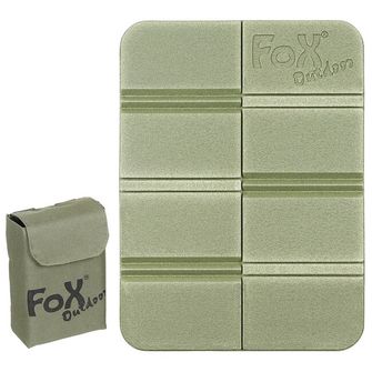 FoxOutdoor θερμικό μαξιλάρι καθίσματος, πτυσσόμενο, με τσέπη Molle, λαδί
