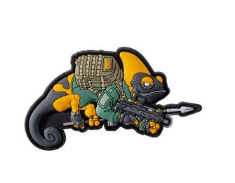 Helikon-Tex 3D PVC Chameleon Patrol αποκλειστικό patch, κίτρινο/πράσινο