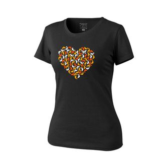 Helikon-Tex γυναικείο κοντό Chameleon Heart T-shirt, μαύρο