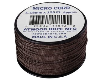 Helikon-tex Micro Cord 125FT κορδόνι αλεξιπτώτου, 37,5 μέτρα, καφέ