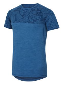 Husky Merino θερμικά εσώρουχα Ανδρικό κοντομάνικο μπλουζάκι σκούρο μπλε
