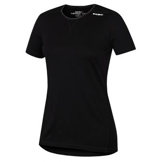 Husky Merino θερμικό εσώρουχο T-shirt κοντό γυναικείο μαύρο