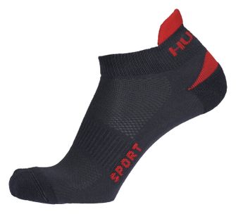 Husky Sport Κάλτσες ανθρακί/κόκκινες