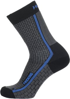 Κάλτσες Husky Trekking ανθρακί/μπλε