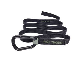 K9 Thorn λουρί με καραμπίνερ petz, μαύρο, XL
