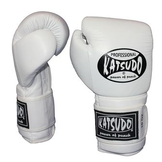 Γάντια πυγμαχίας Katsudo Professional II, λευκά
