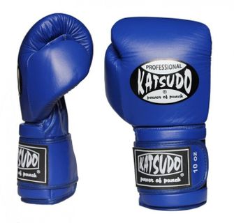 Γάντια πυγμαχίας Katsudo Professional II, μπλε