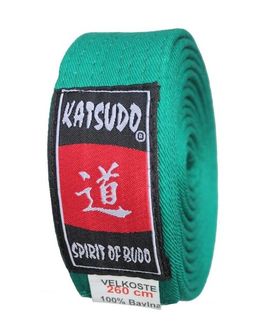 Ζώνη Katsudo Judo πράσινη