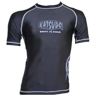 Katsudo rash guard γκρι, κοντό μανίκι