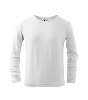Malfini Fit-T LS παιδικό μακρυμάνικο T-shirt, λευκό