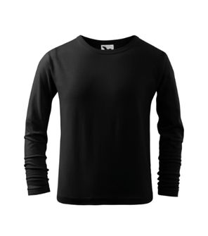Malfini Fit-T LS παιδικό μακρυμάνικο t-shirt, μαύρο