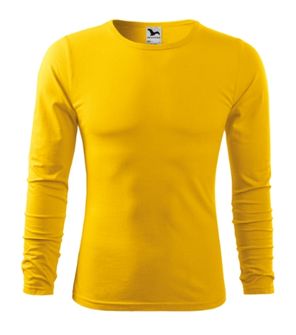 Malfini Fit-T LS ανδρικό μακρυμάνικο t-shirt, κίτρινο