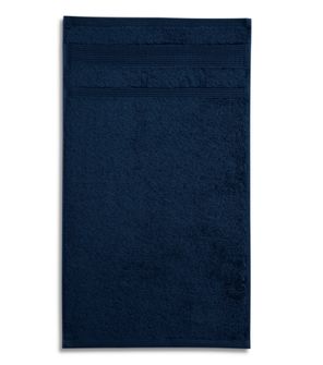 Βιολογική πετσέτα μπάνιου Malfini 70x140cm, σκούρο μπλε