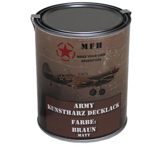 MFH χρώμα στρατού, καφέ ματ, 1 λίτρο