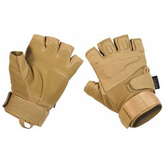 MFH Tactical γάντια χωρίς δάχτυλα 1/2, κογιότ