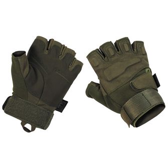 MFH Tactical γάντια χωρίς δάχτυλα 1/2, λαδί