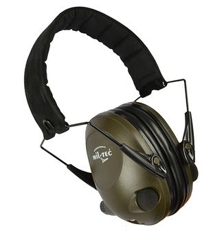 Ακουστικά Mil-tec Activ με ηλεκτρονική ακύρωση θορύβου, λαδί