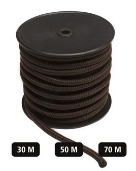 Mil-Tec BLACK COMMANDO ROPE 7 MM (50 M)