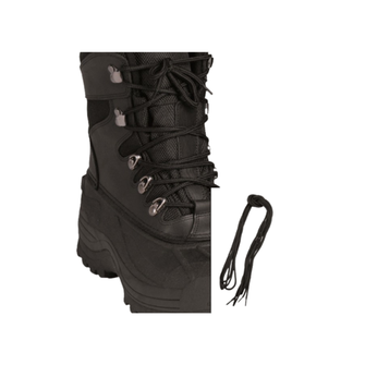 Mil-Tec Pe κορδόνια παπουτσιών, μαύρο 180cm