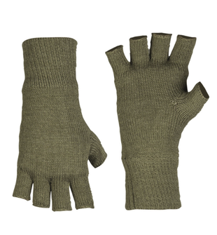 Mil-tec Thinsulate™ πλεκτά γάντια χωρίς δάχτυλα, λαδί