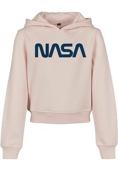 NASA Kids Cropped Hoodie, ροζ