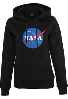 NASA Insignia γυναικείο φούτερ με κουκούλα, μαύρο