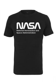NASA ανδρικό t-shirt Wormlogo, μαύρο