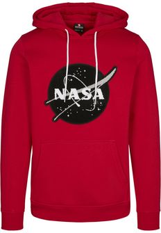 NASA Southpole Insignia Logo ανδρικό φούτερ με κουκούλα, κόκκινο