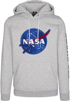 NASA Southpole Insignia Logo ανδρικό φούτερ με κουκούλα, γκρι