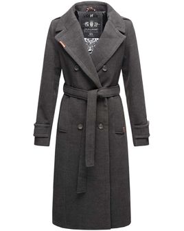 Navahoo ARNAA Γυναικείο χειμερινό μακρύ παλτό, ανθρακί