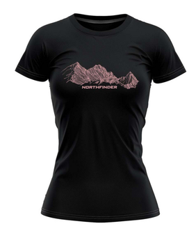 Northfinder γυναικείο t-shirt KENYA, μαύρο