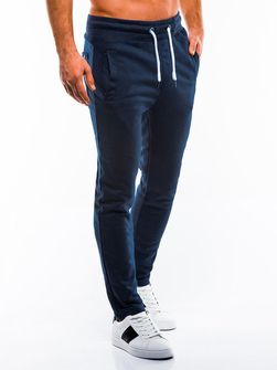 Ombre ανδρικό παντελόνι γυμναστικής P866, navy blue