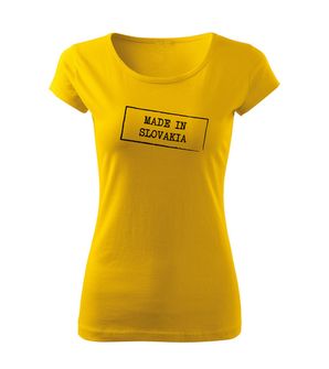 DRAGOWA γυναικείο μπλουζάκι από τη Σλοβακία, κίτρινο 150g/m2