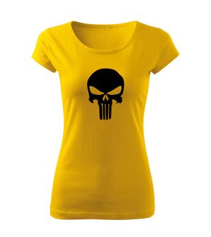 DRAGOWA γυναικείο t-shirt punisher, κίτρινο 150g/m2