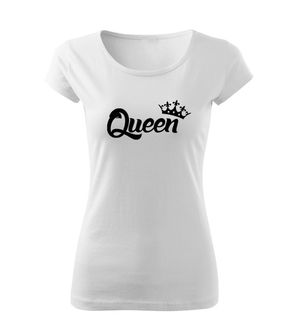 DRAGOWA γυναικείο t-shirt queen, λευκό 150g/m2