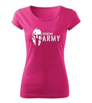 DRAGOWA γυναικείο t-shirt spartan army, ροζ 150g/m2