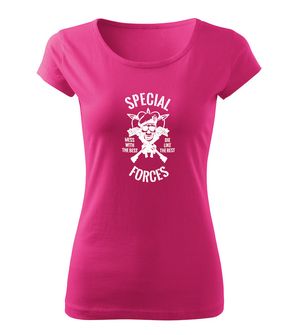 DRAGOWA γυναικείο t-shirt ειδικών δυνάμεων, ροζ 150g/m2