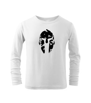 DRAGOWA Παιδικό μακρύ t-shirt Spartan, λευκό